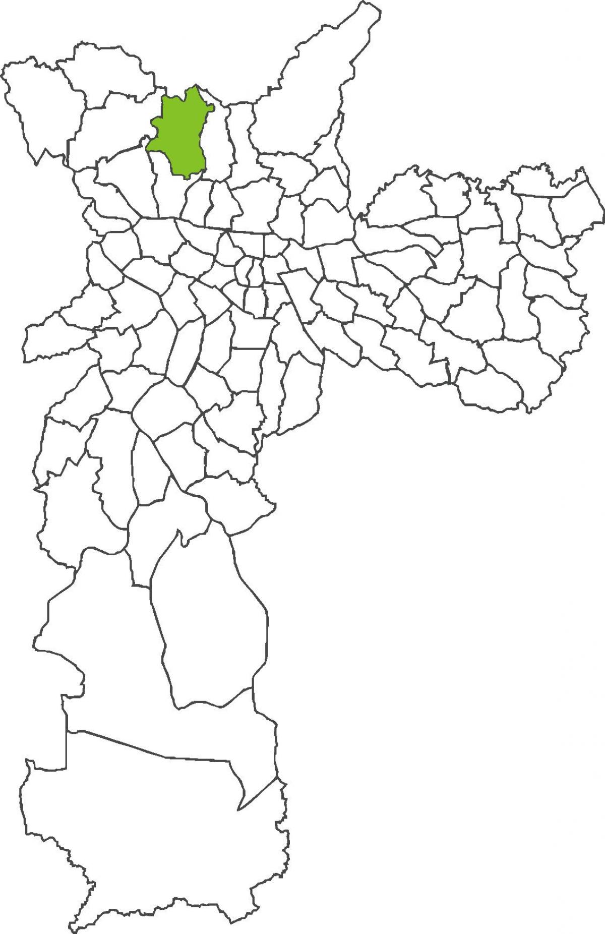 Žemėlapis Brasilândia rajonas