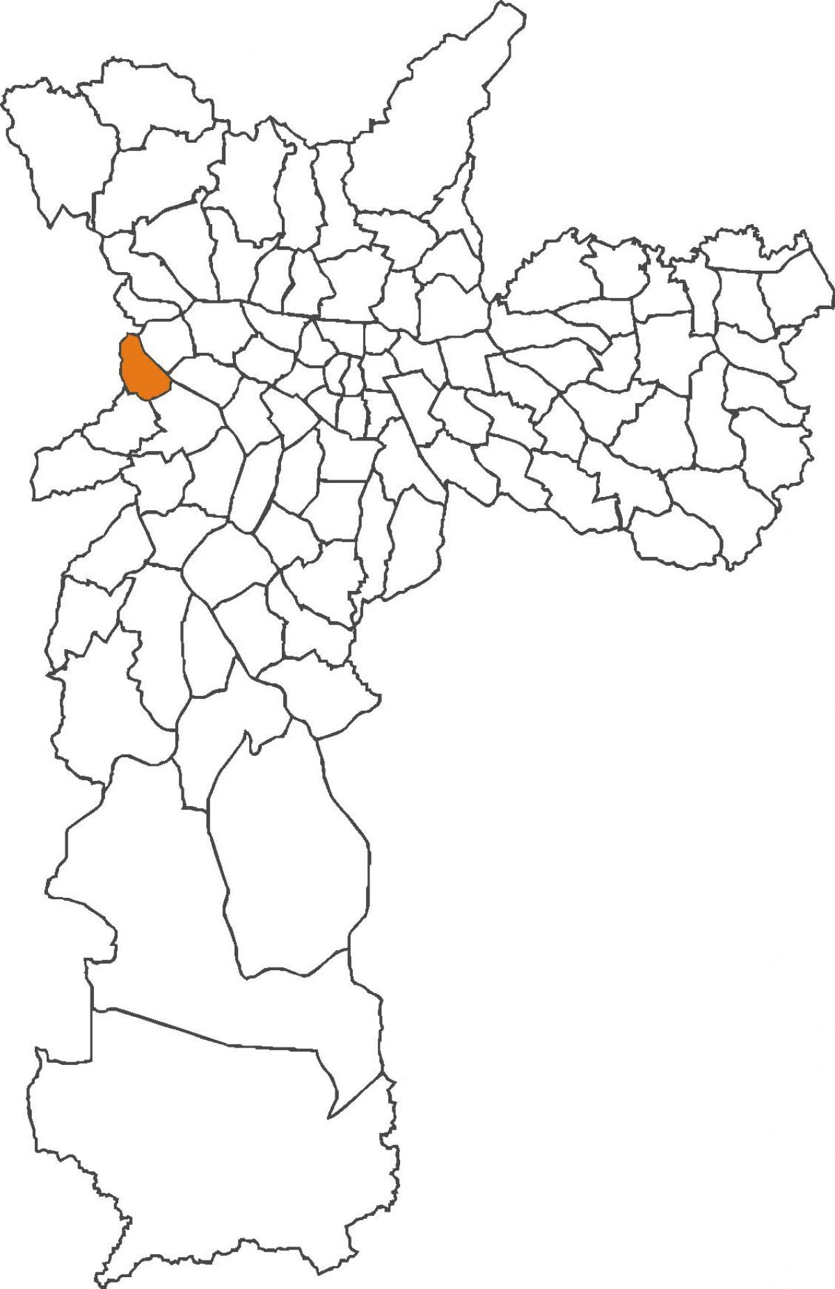 Žemėlapis Jaguaré rajonas