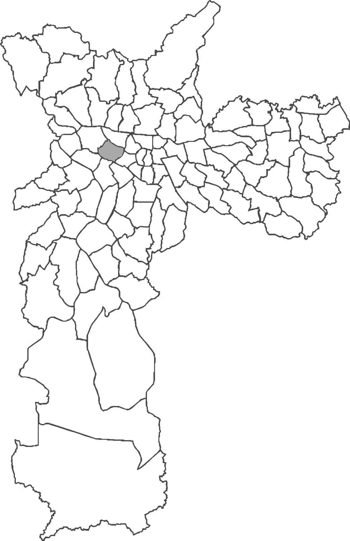 Žemėlapis Perdizes rajonas