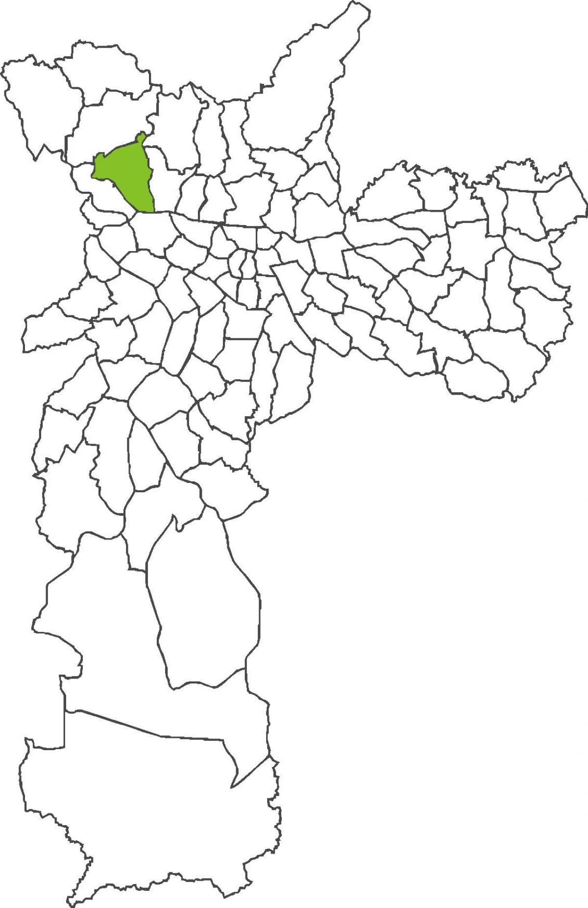 Žemėlapis Pirituba rajonas