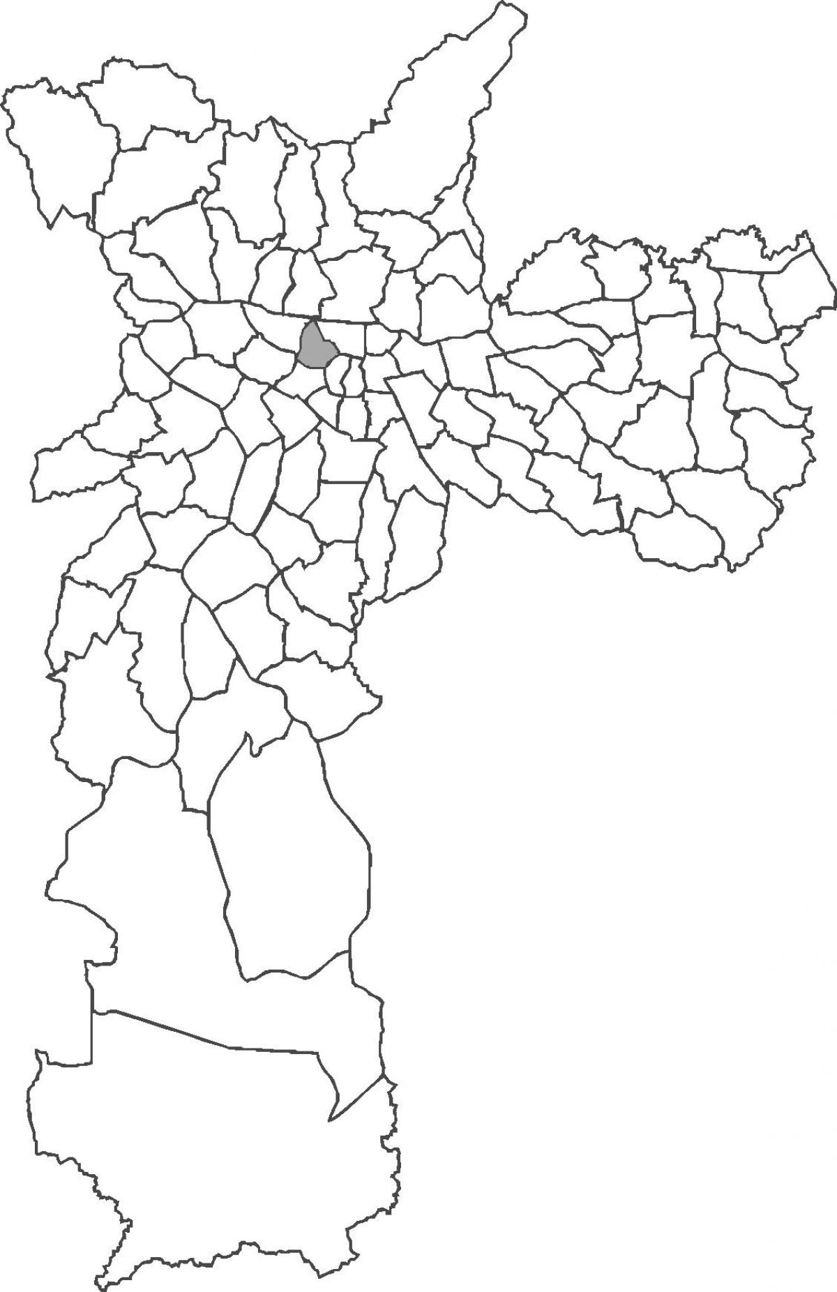 Žemėlapis Santa Cecília rajonas