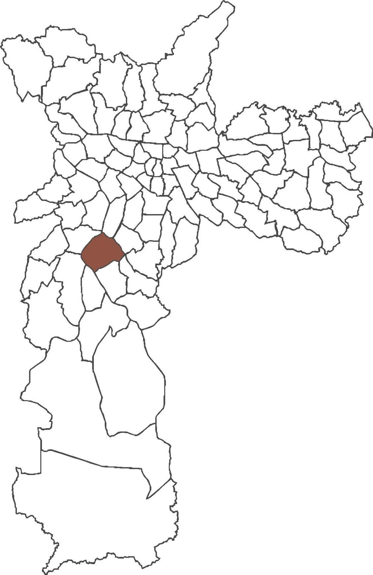 Žemėlapis Santo Amaro rajonas