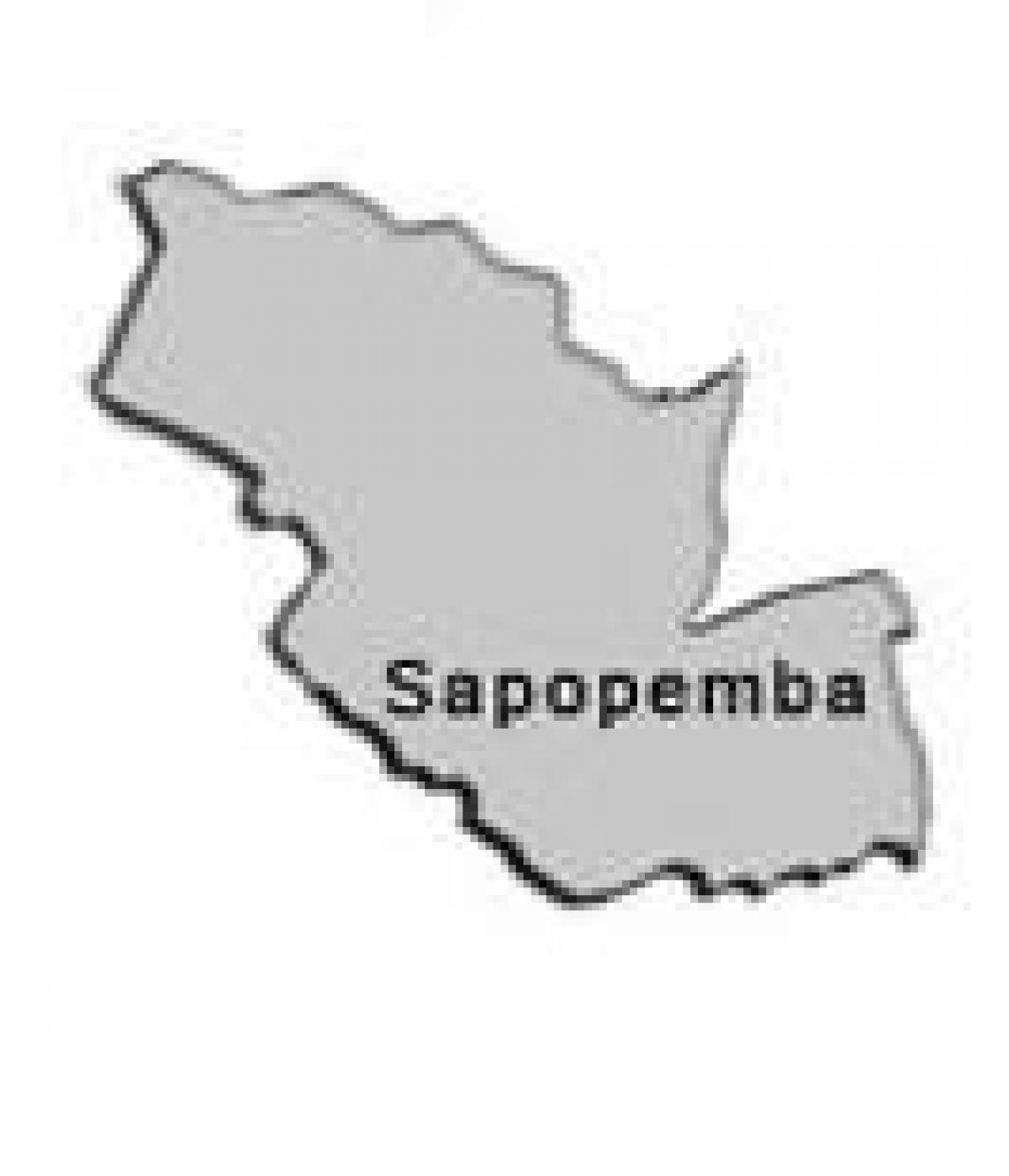 Žemėlapis Sapopembra sub-prefektūros