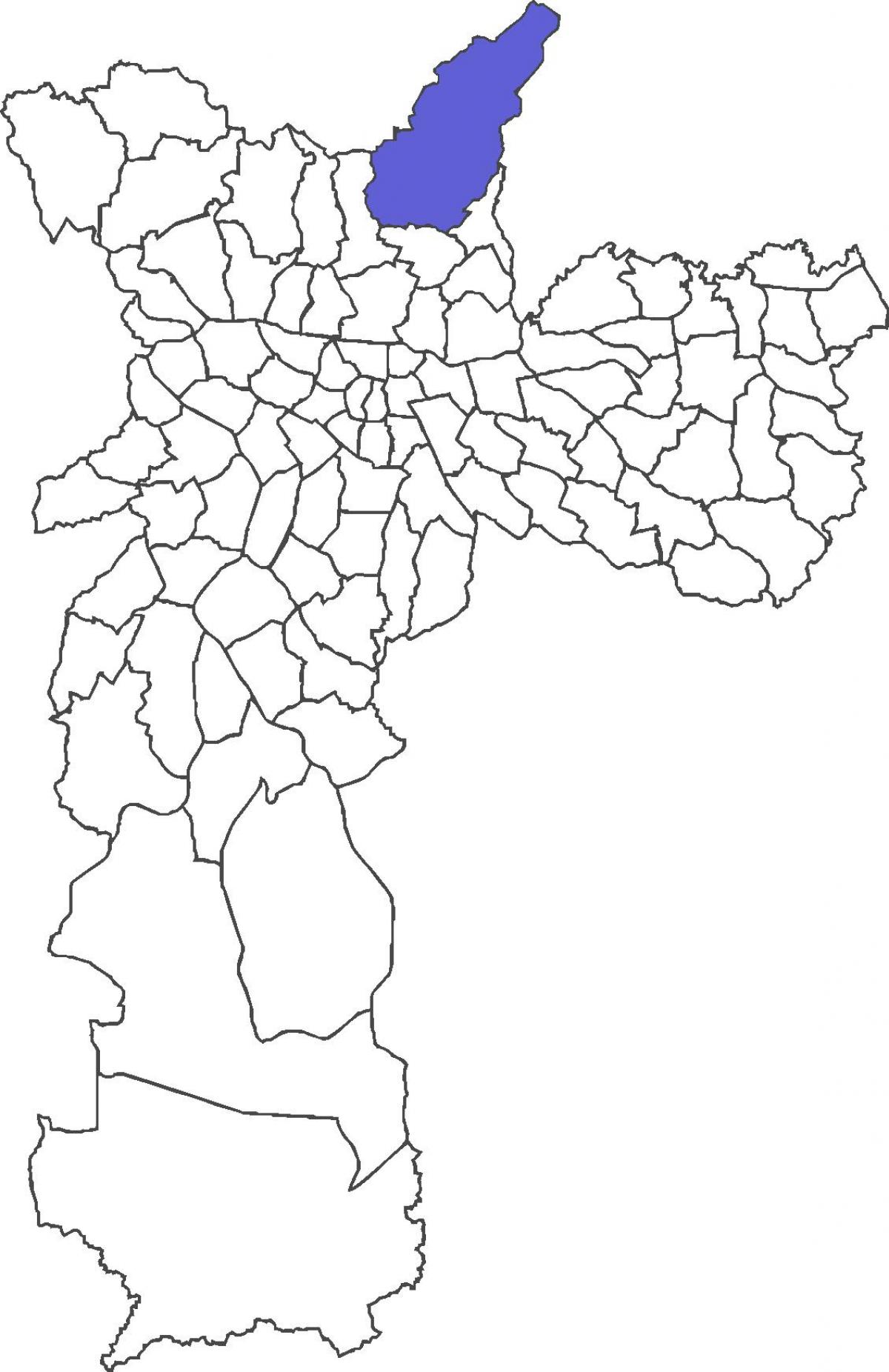 Žemėlapis Tremembé rajonas