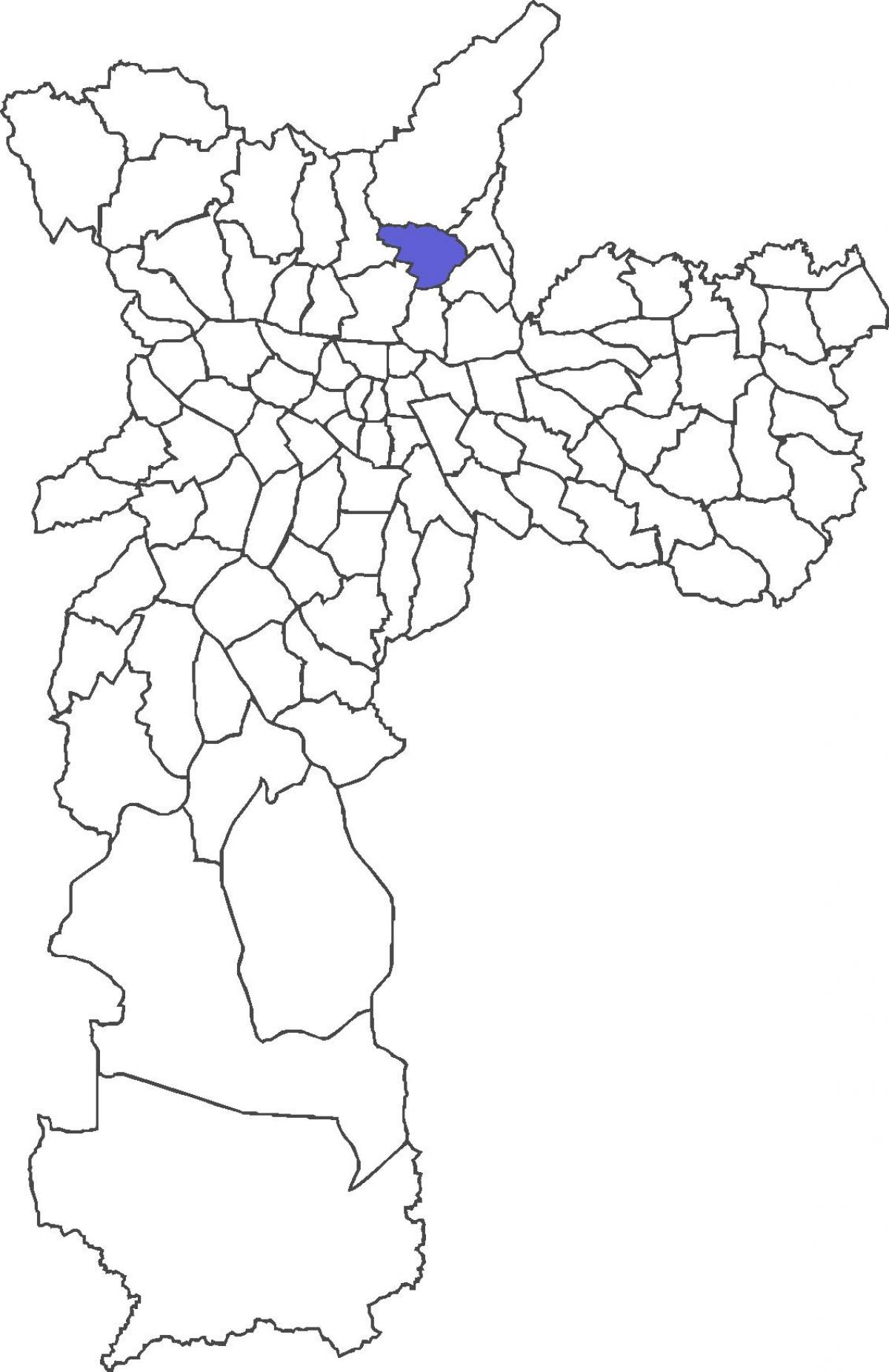 Žemėlapis Tucuruvi rajonas
