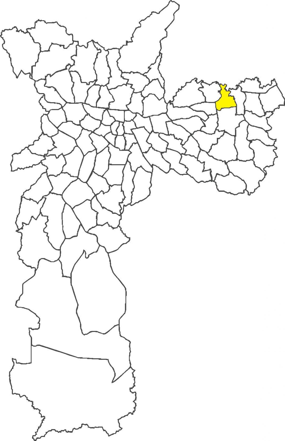 Žemėlapis Vila Jacuí rajonas