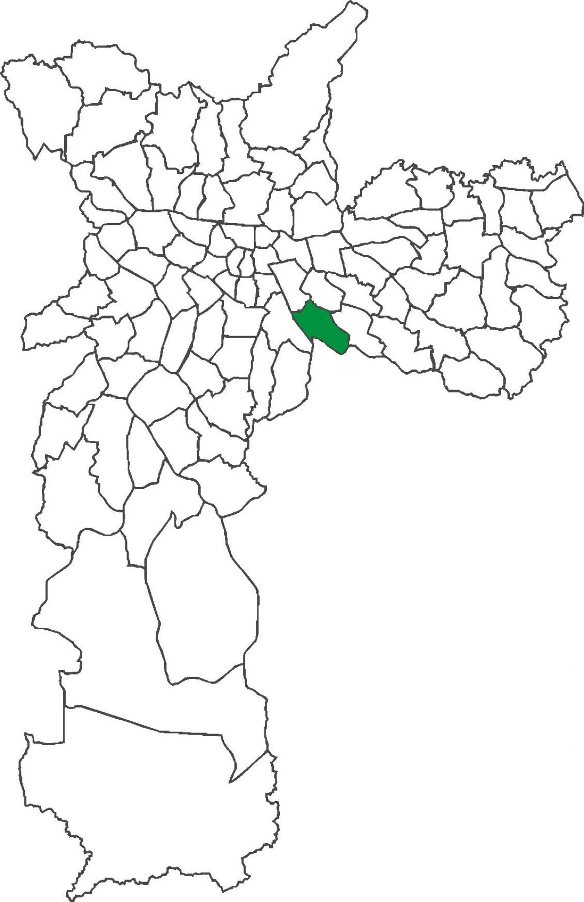 Žemėlapis Vila Prudente rajonas
