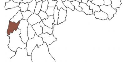Žemėlapis Capão Redondo rajonas