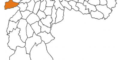 Žemėlapis Raposo Tavares rajonas