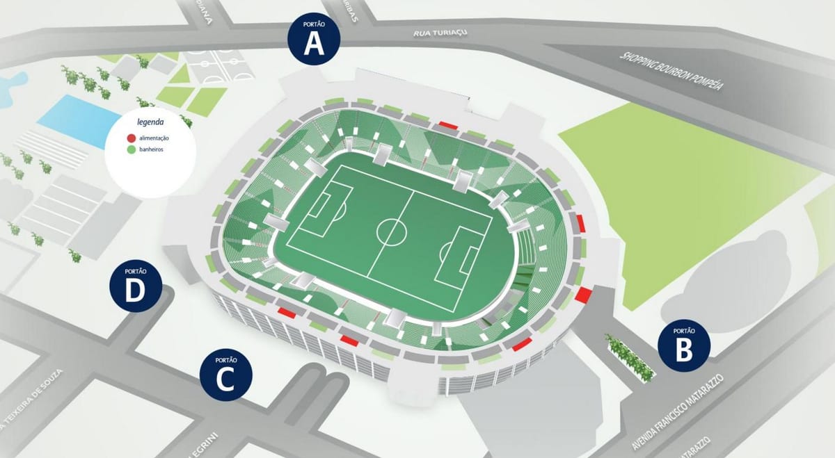 Žemėlapis Allianz Parque - 5 Lygis