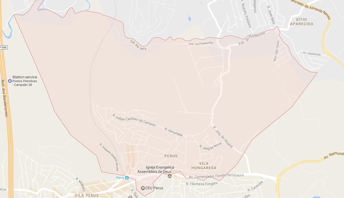 Žemėlapis Basic São Paulo