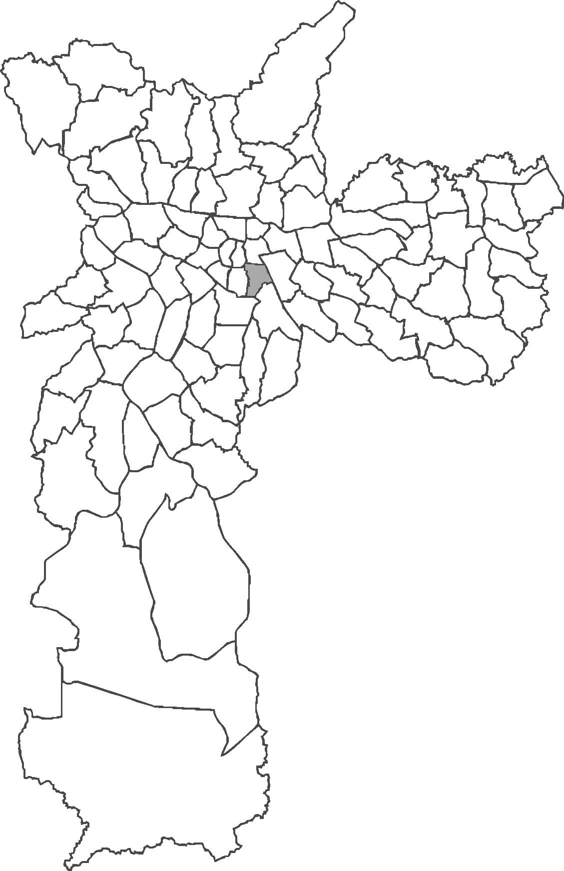 Žemėlapis Cambuci rajonas