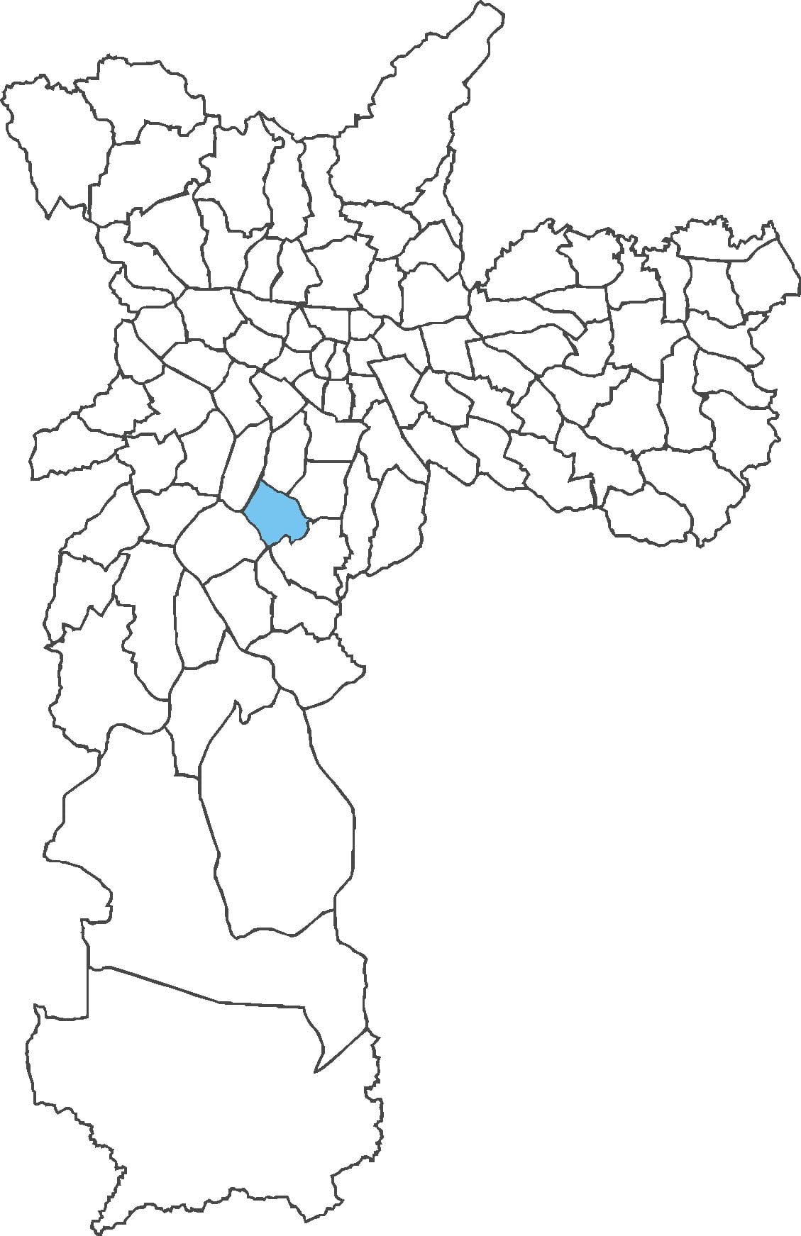 Žemėlapis Campo Belo rajone