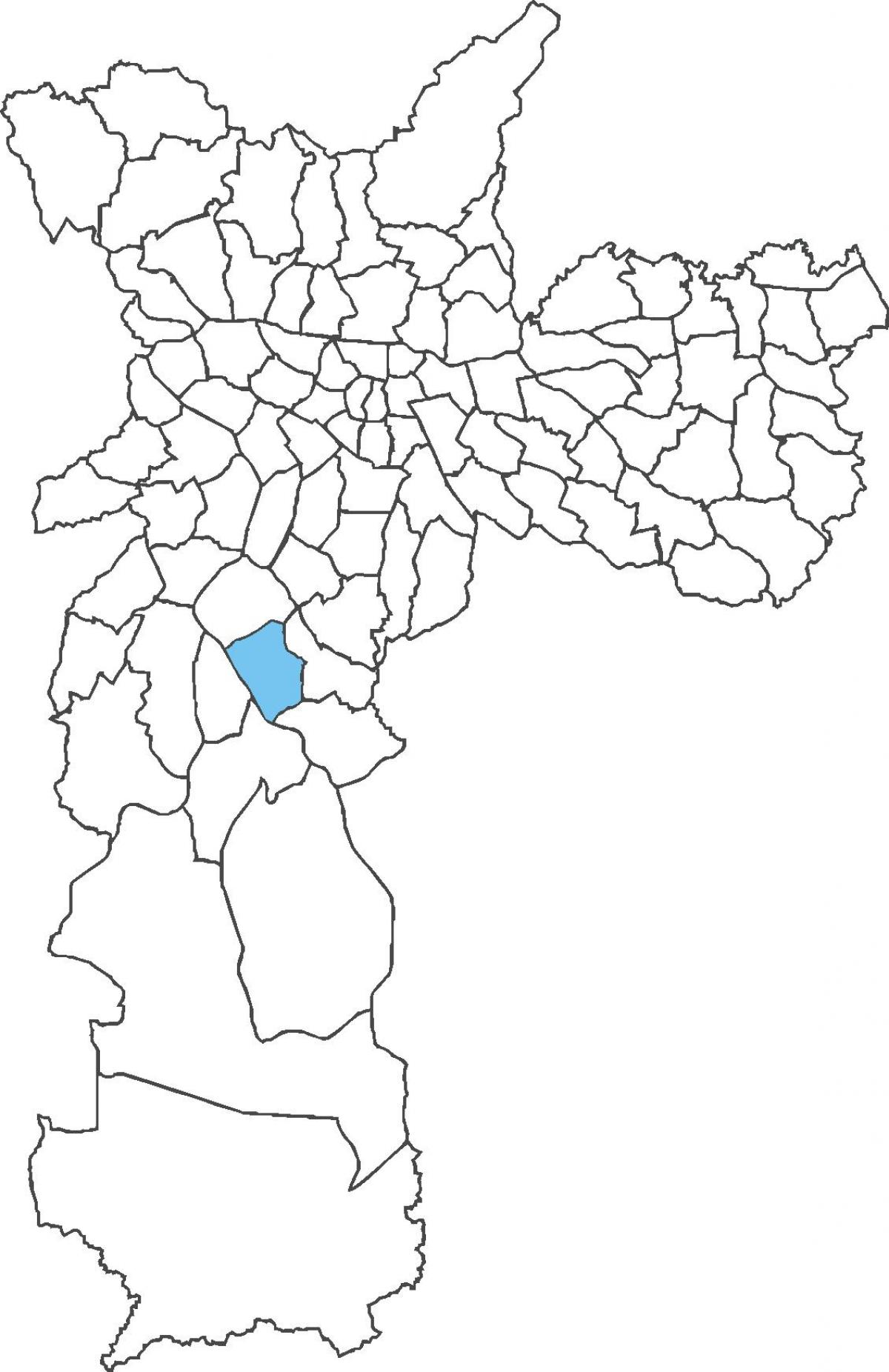 Žemėlapis Campo Grande rajone