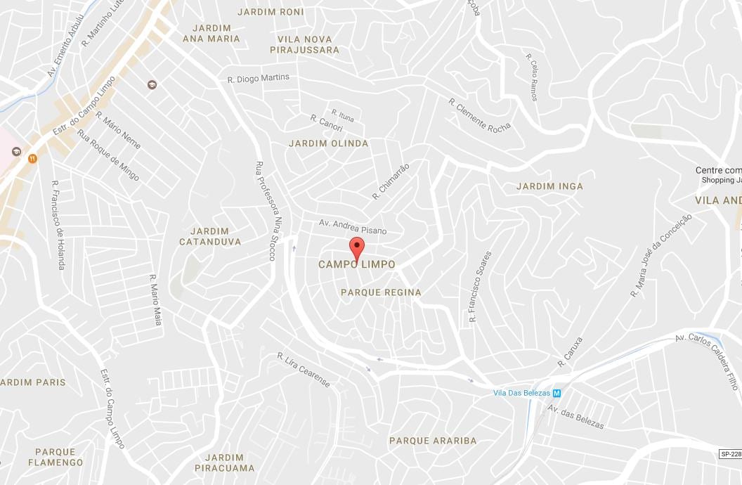 Žemėlapis Campo Limpo São Paulo