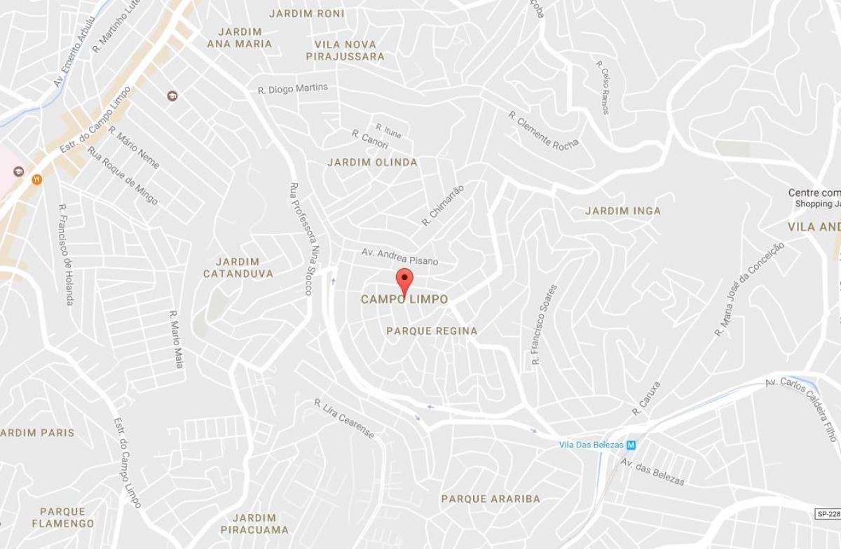 Žemėlapis Campo Limpo São Paulo