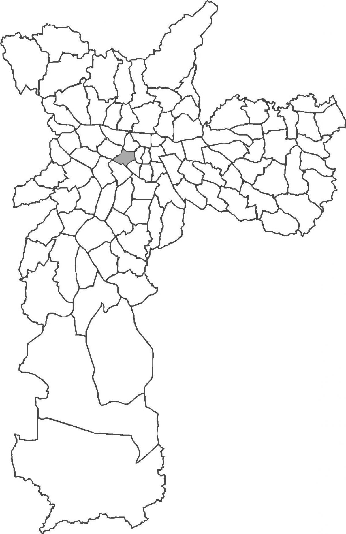 Žemėlapis Consolação rajonas