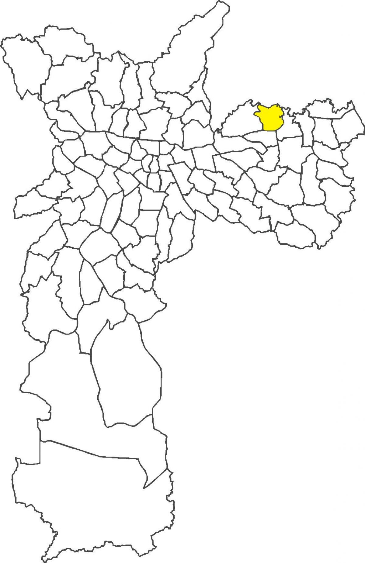 Žemėlapis Ermelino Matarazzo rajonas