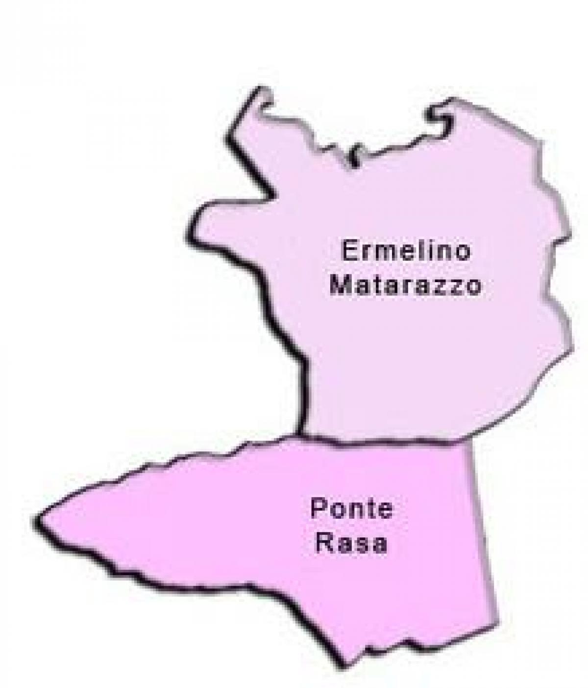 Žemėlapis Ermelino Matarazzo sub-prefektūros