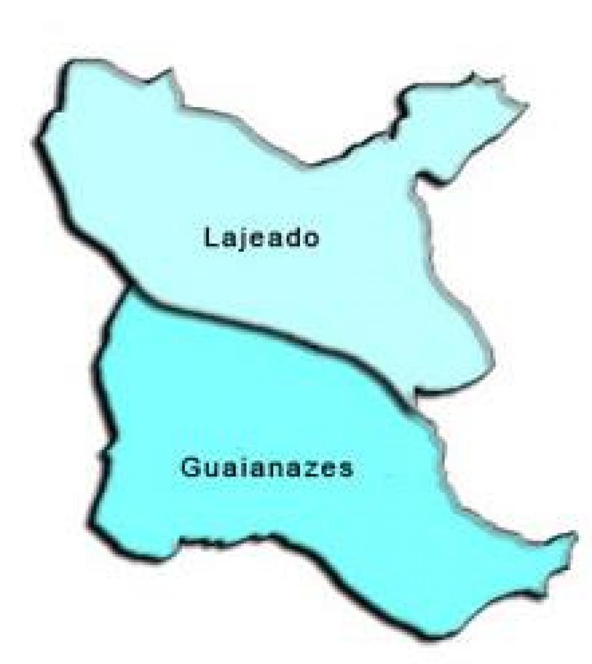 Žemėlapis Guaianases sub-prefektūros