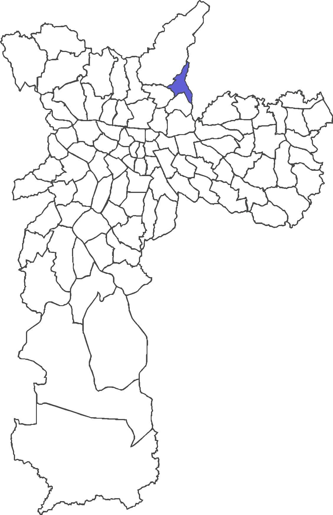 Žemėlapis Jaçanã rajonas