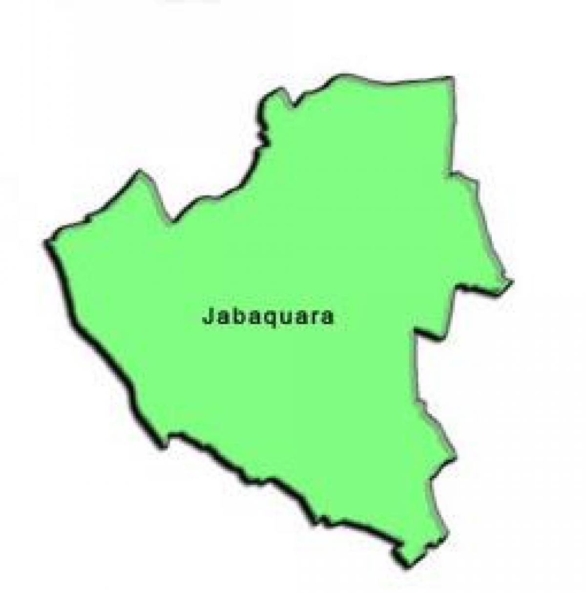 Žemėlapis Jabaquara sub-prefektūros
