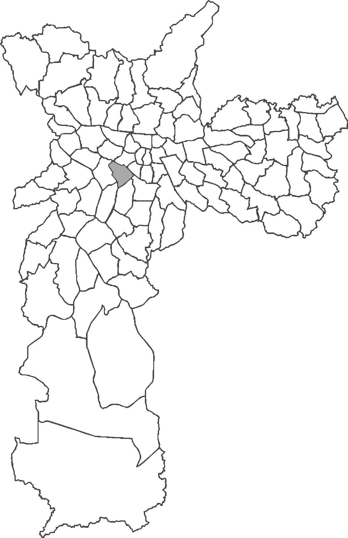 Žemėlapis Jardim Paulista rajone