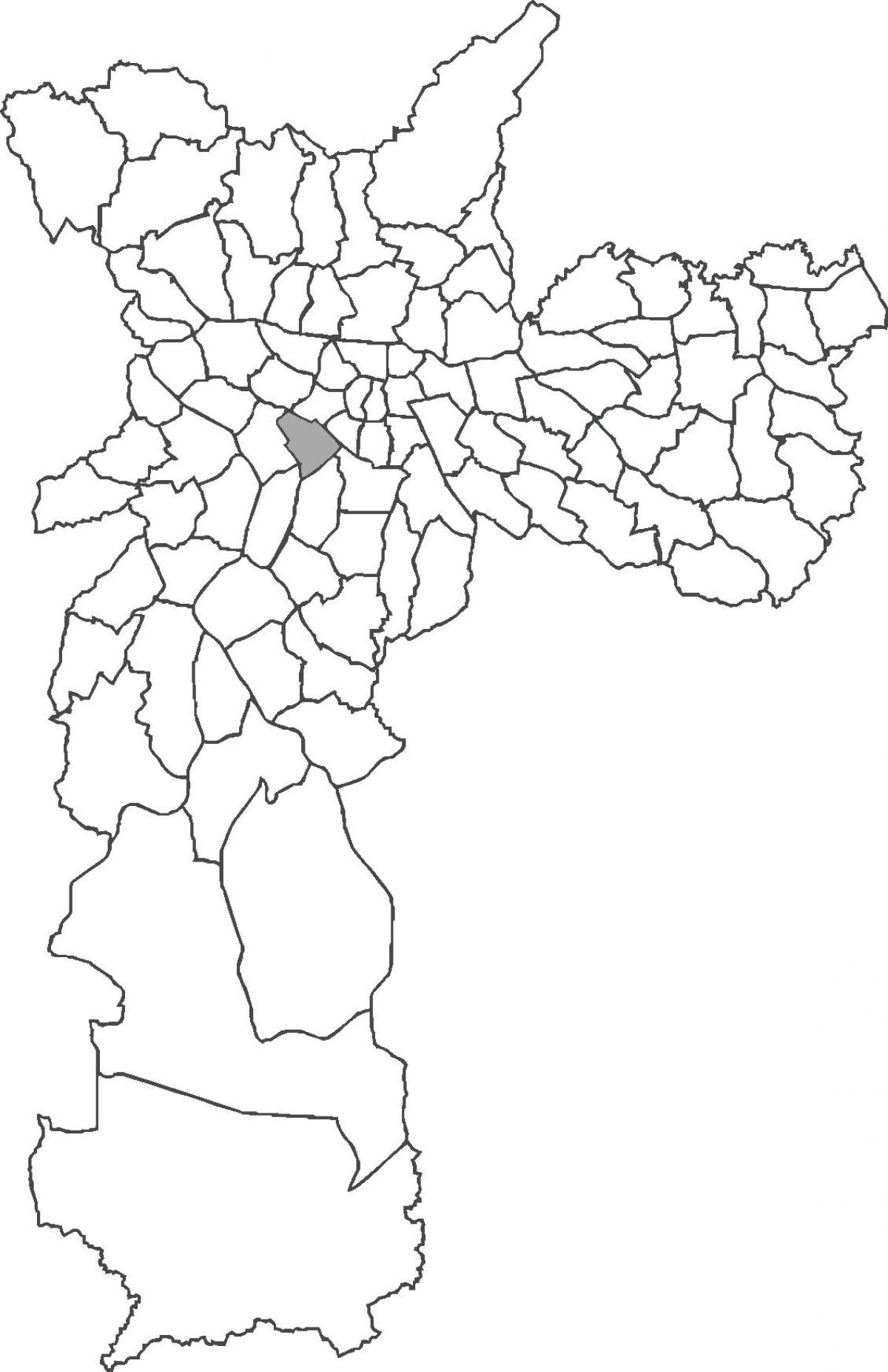 Žemėlapis Jardim Paulista rajone