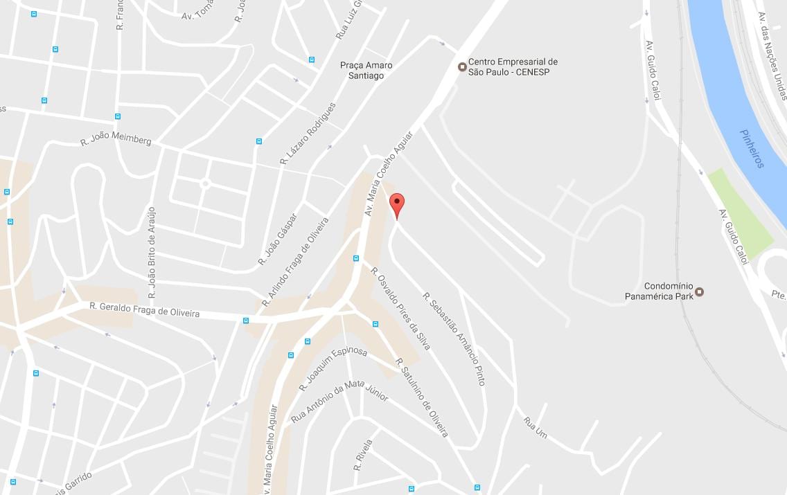 Žemėlapis Jardim São Luís São Paulo