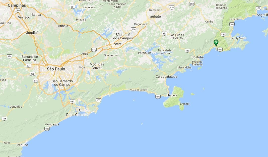 Žemėlapis paplūdimio Estaleiro