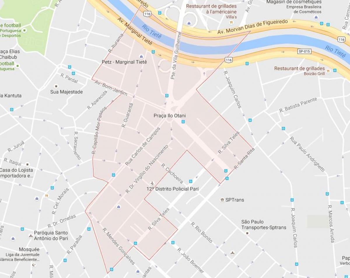 Žemėlapis Pari São Paulo
