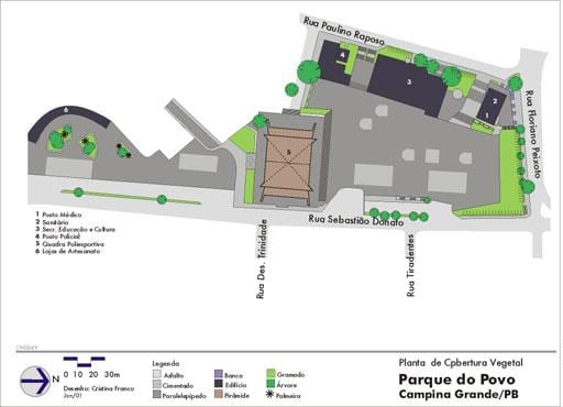 Žemėlapis Povo San Paulo Parkas