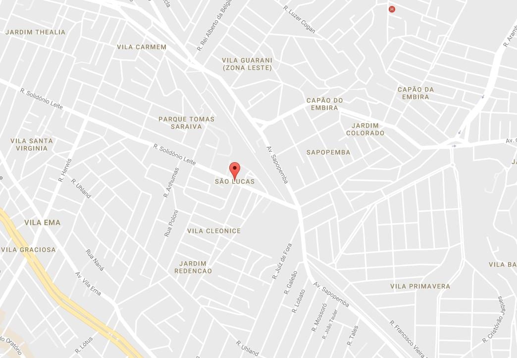 Žemėlapis San Lucas São Paulo