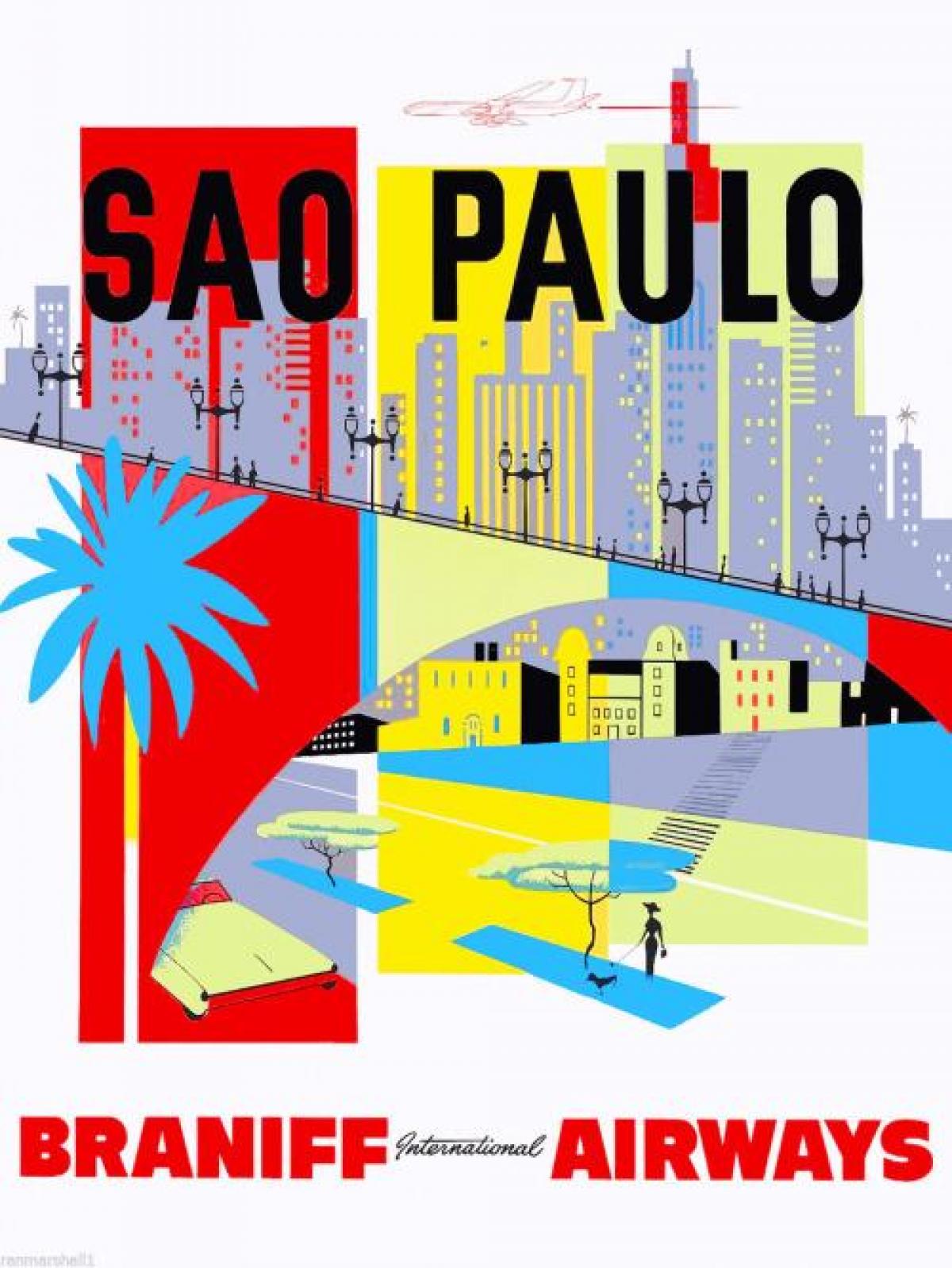 Žemėlapis San Paulo tapetai