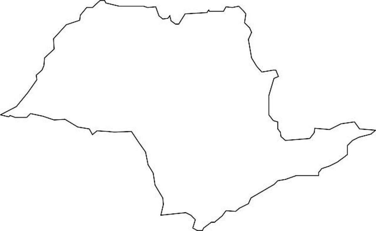 Žemėlapis San Paulo vektorius