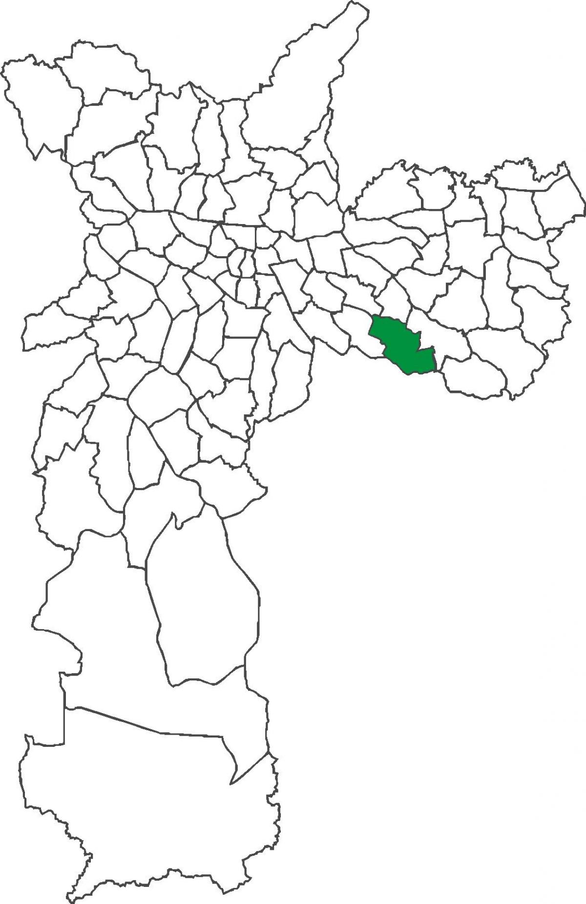 Žemėlapis Sapopemba rajonas