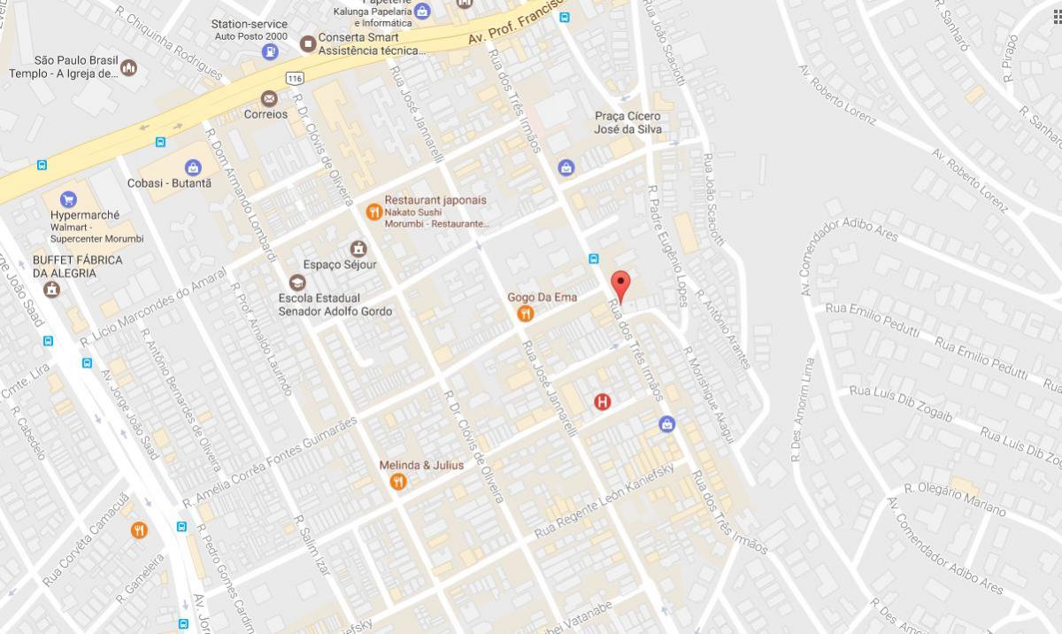 Žemėlapis Socorro São Paulo