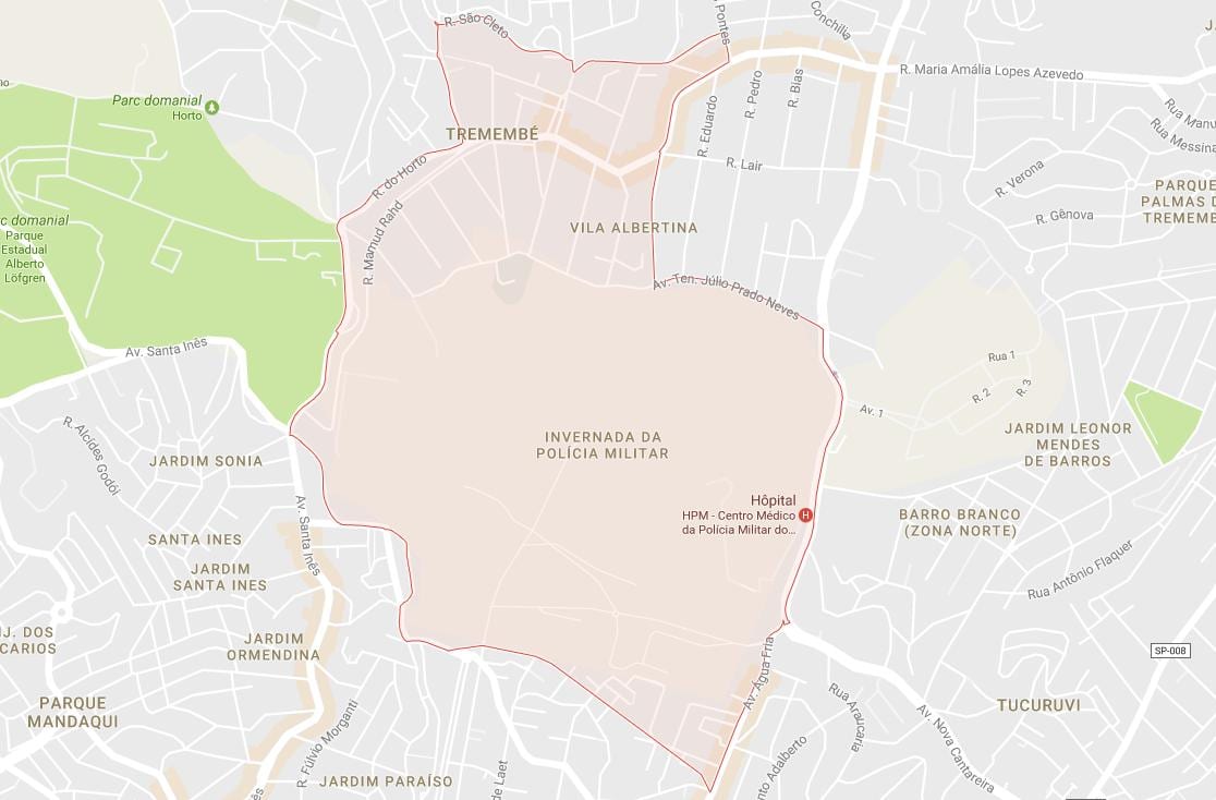 Žemėlapis Tremembé São Paulo