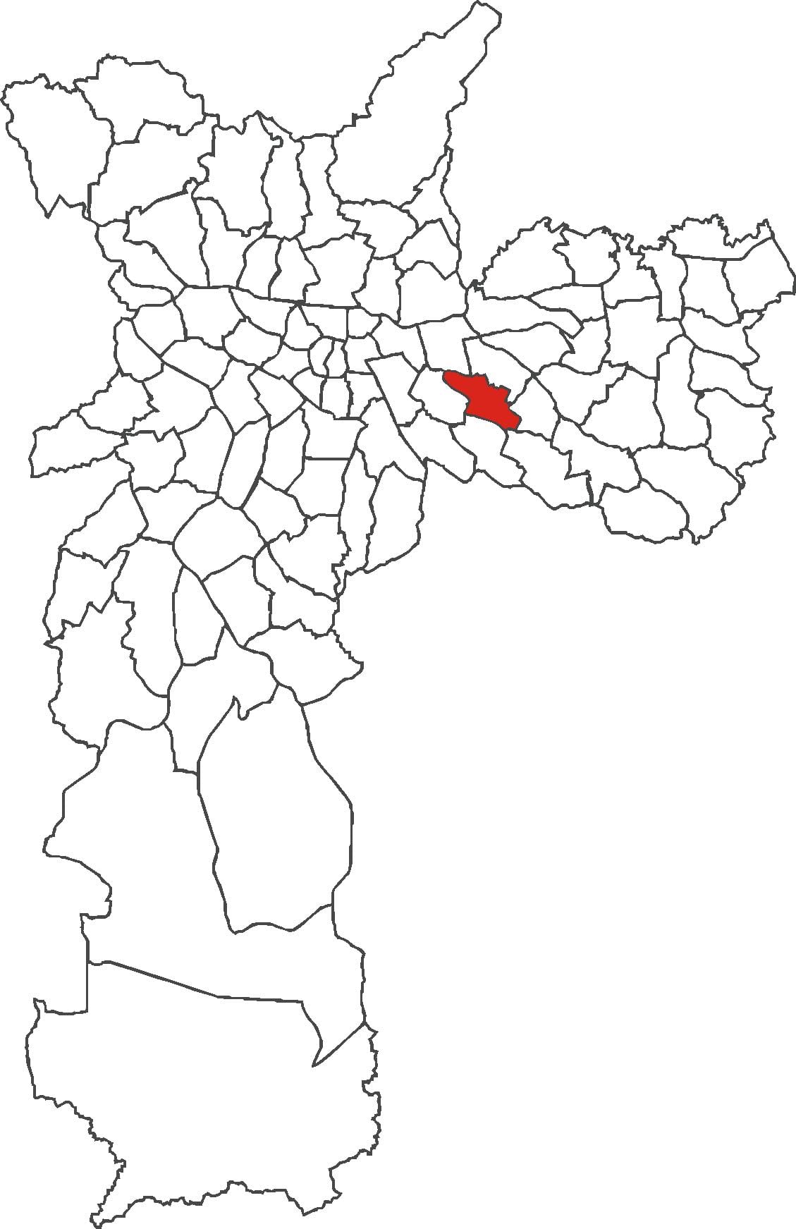 Žemėlapis Vila Formosa rajonas