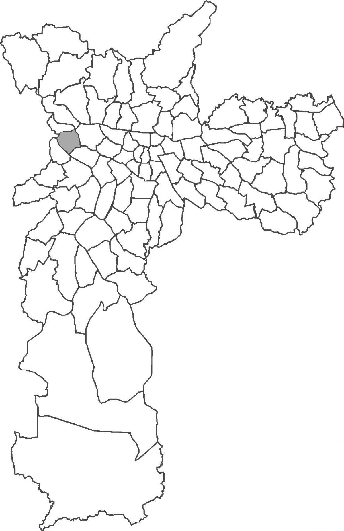 Žemėlapis Vila Leopoldina rajonas