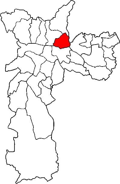 Žemėlapis Vila Maria sub-prefektūra São Paulo