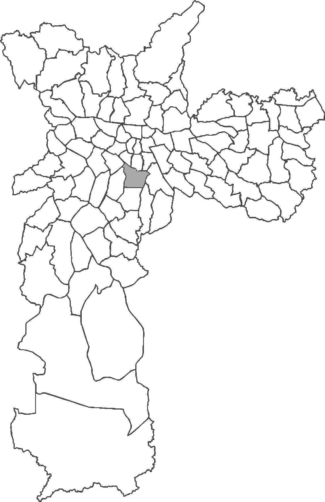 Žemėlapis Vila Mariana rajone