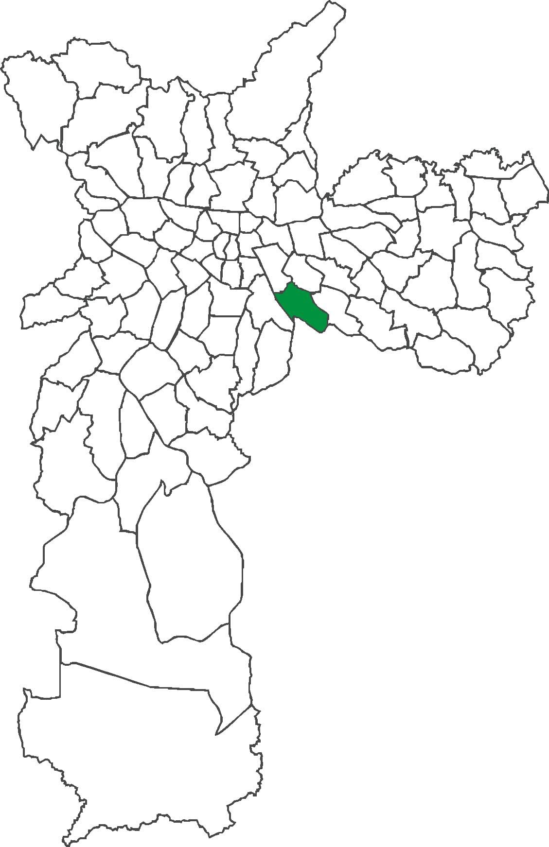 Žemėlapis Vila Prudente rajonas