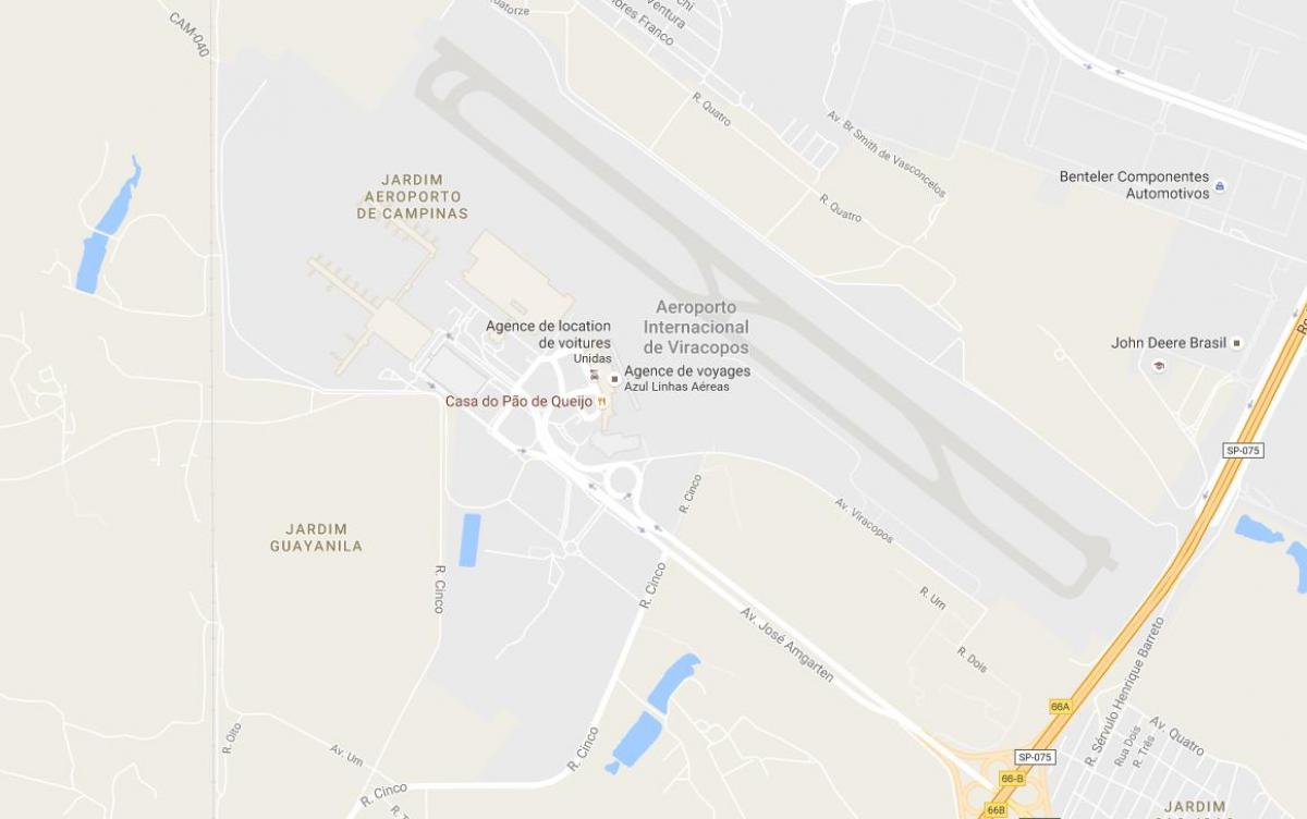 Žemėlapis virtualusis bendras fondas - Kampinaso oro uostas