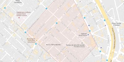 Žemėlapis Água Rasa São Paulo