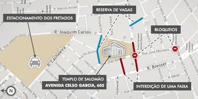Žemėlapis Šventykloje, Saliamono São Paulo