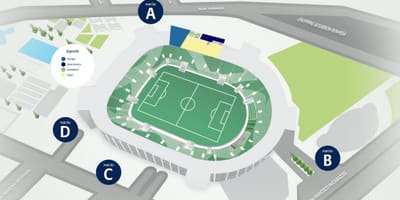Žemėlapis Allianz Parque - 2 Lygis