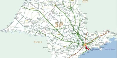 Žemėlapis Anchieta užmiestyje - SP 150