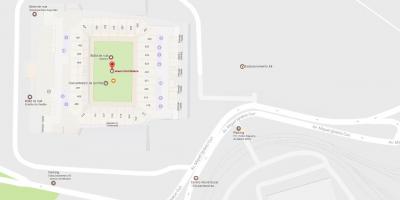 Žemėlapis Arena Korintiečiams - Prieigos