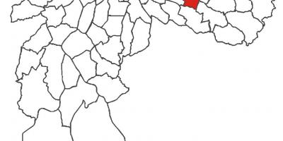 Žemėlapis Aricanduva rajonas